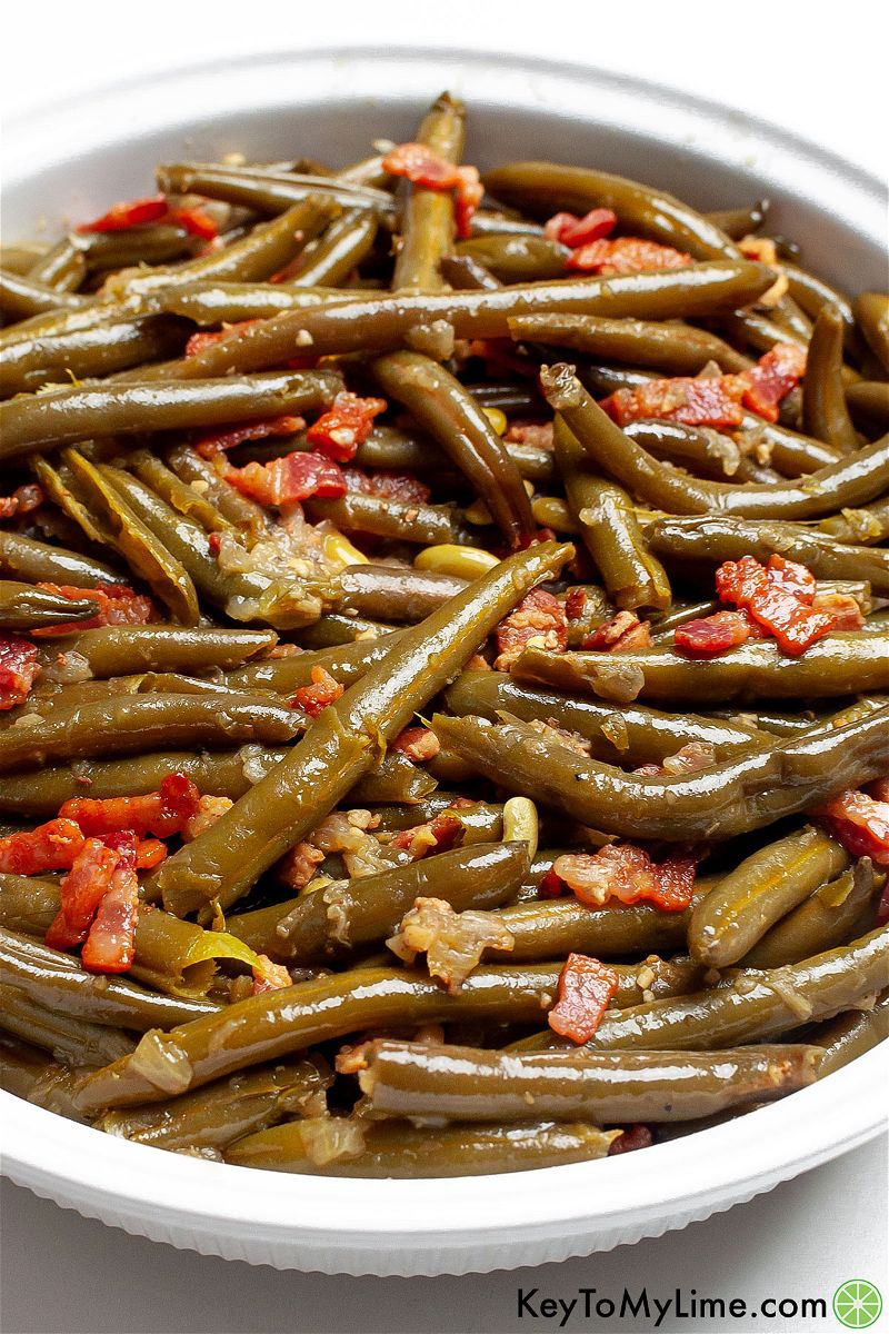 Southern Slow Cooker Green Beans - Southern Bite