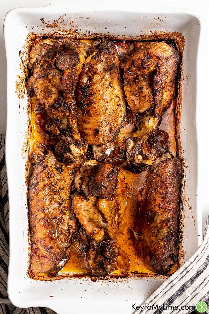Baked Turkey Wings  Super Crispy and Flavorful