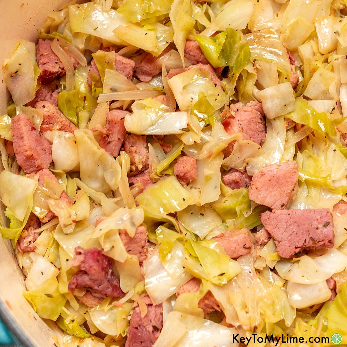 The best ham and cabbage recipe.